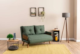 Atelier Del Sofa Cosmo Sofá-Cama de 2 Plazas Verde